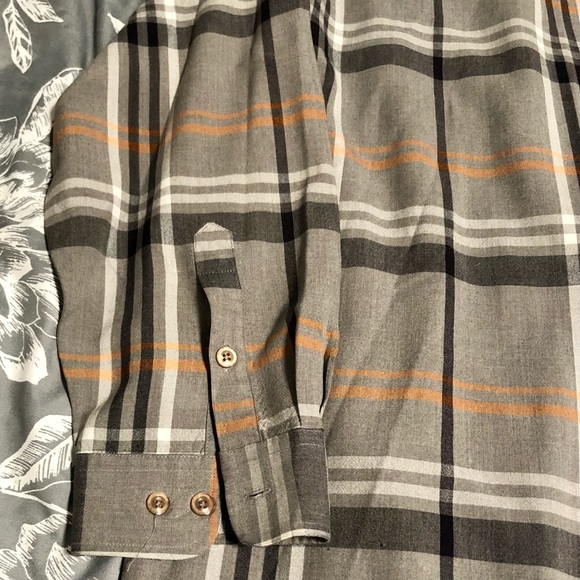 VTG SOUTHPOLE men’s button down shirt XXL grey - Picture 3 of 7